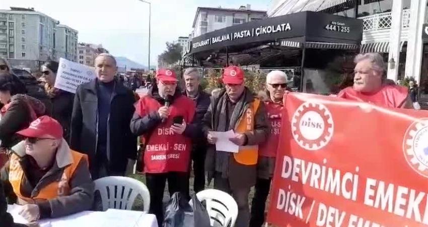 DİSK’e bağlı Devrimci Emekliler Sendikası (DEV EMEKLİ-SEN) Samsun Atakum Şubesi