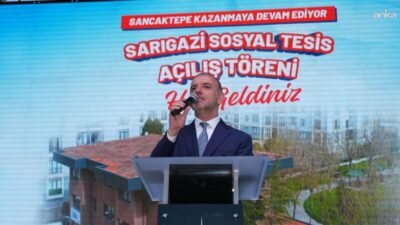 Sancaktepe Belediyesi, Kemal Türkler Mahallesi’nde yapımı tamamlanan Sarıgazi Sosyal Tesisi’ni