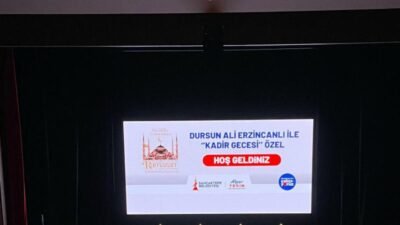 Sancaktepe Belediyesi tarafından düzenlenen Kadir Gecesi özel programı, binlerce vatandaşın