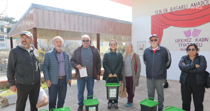Seferihisar Belediyesi ile İzmir Büyükşehir Belediyesi iş birliğinde düzenlenen kompost