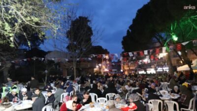 Seferihisar’da ramazan ayı boyunca farklı mahallelerde düzenlenen iftar programları, Cumhuriyet