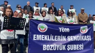 Tüm Emeklilerin Sendikası Bozüyük Şubesi üyeleri, 8 Mart Dünya Kadınlar