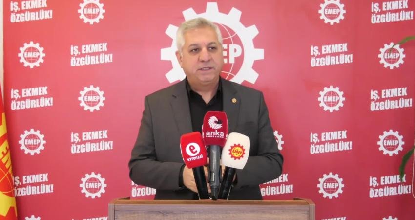 Emek Partisi (EMEP) Genel Başkanı Seyit Aslan, "Saray rejimi, ABD