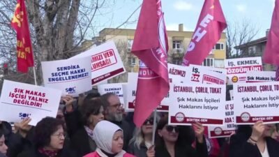 Birtek-Sen Genel Başkanı Mehmet Türkmen, Şık Makas işçilerinin direnişlerinin 150'nci