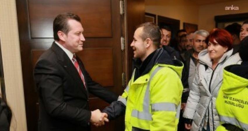 Silivri Belediye Başkanı Bora Balcıoğlu, Ramazan Bayramı öncesi belediye personeli