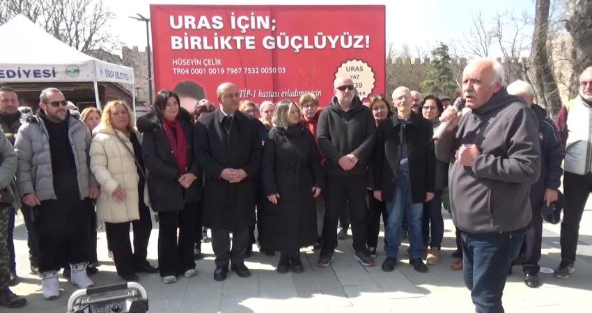 Sinop’ta Spinal Musküler Atrofi (SMA) hastası Uras Çağrı Çelik bebeğin