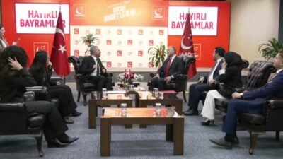  Ramazan Bayramı dolayısıyla DSP, HÜDA PAR ve CHP heyeti, Saadet