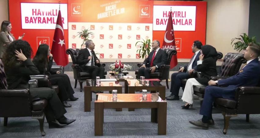  Ramazan Bayramı dolayısıyla DSP, HÜDA PAR ve CHP heyeti, Saadet