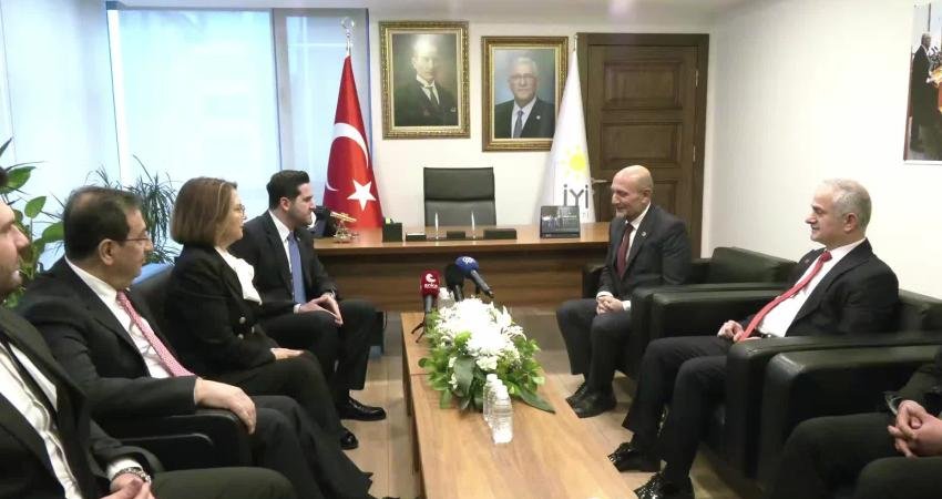 Ramazan Bayramı dolayısıyla Saadet Partisi ve Demokrat Parti heyeti, İYİ