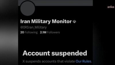 Sosyal medya platformu X, İran’ın en etkili hesaplarından biri olan