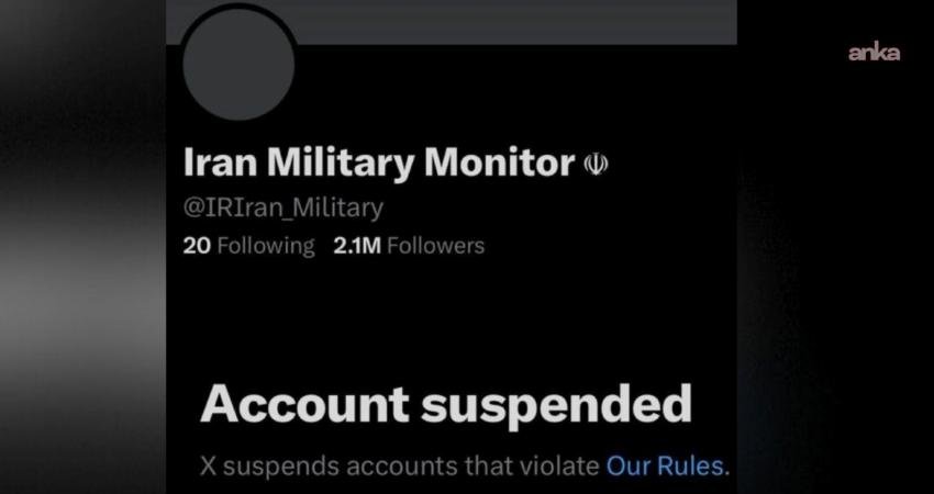 Sosyal medya platformu X, İran’ın en etkili hesaplarından biri olan