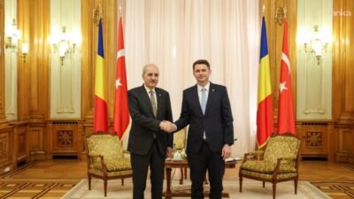 TBMM Başkanı Numan Kurtulmuş, resmi ziyaret kapsamında bulunduğu Bükreş'te Romanya Senato
