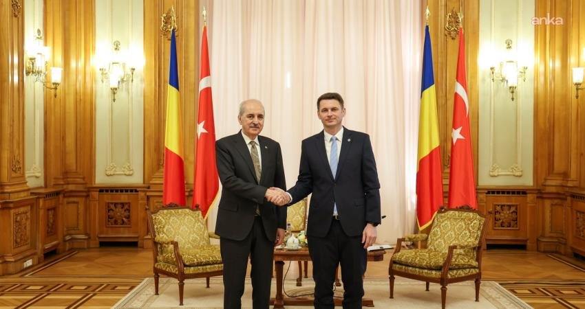 TBMM Başkanı Numan Kurtulmuş, resmi ziyaret kapsamında bulunduğu Bükreş'te Romanya Senato