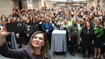 Tekirdağ Büyükşehir Belediye Başkanı Candan Yüceer, 8 Mart Dünya Emekçi