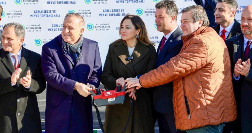 Tekirdağ Büyükşehir Belediyesi, Çorlu Sebze ve Meyve Toptancı Hali’nin temelini attı Tekirdağ Büyükşehir Belediyesi, Çorlu’daki sebze-meyve tedarik zincirini düzenli, hijyenik ve