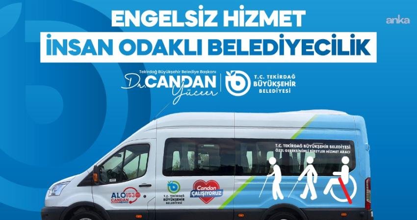 Tekirdağ Büyükşehir Belediyesi, Ramazan Bayramı’nda engelli ve yaş almış bireylerin