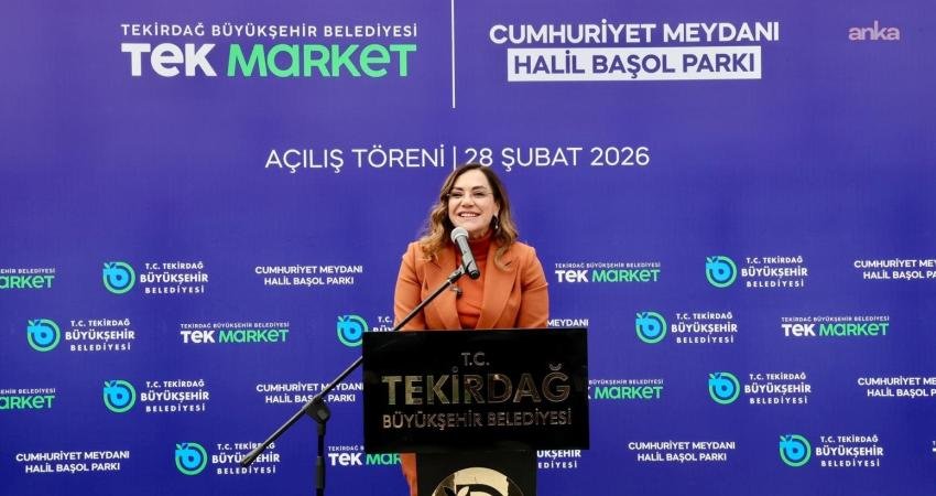 Tekirdağ Büyükşehir Belediyesi, Hayrabolu ilçesinde TEK Market ile Cumhuriyet Meydanı
