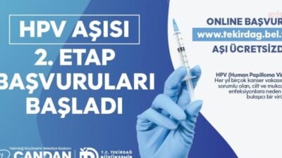 Tekirdağ Büyükşehir Belediyesi, toplum sağlığını koruma ve gelecek nesilleri güvence