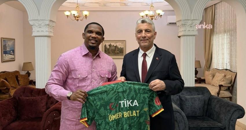 Ticaret Bakanı Ömer Bolat, Kamerun'un başkenti Yaoundé'de Kamerun Futbol Federasyonu