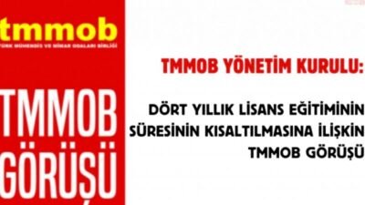 Türk Mühendis ve Mimar Odaları Birliği (TMMOB), Yükseköğretim Kurulu (YÖK)