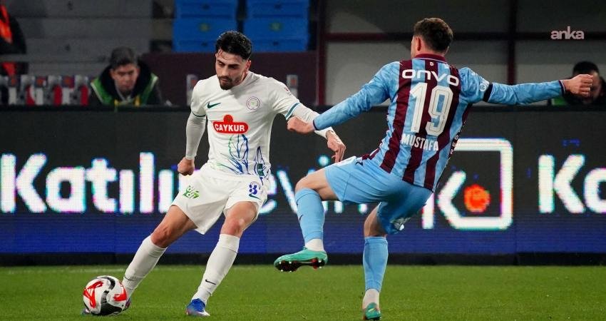 Trabzonspor, ağırladığı Rizespor’u 1-0 mağlup etti Trabzonspor, Süper Lig’in 26. haftasında ağırladığı Rizespor’u 1-0 mağlup etti.