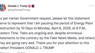 ABD Başkanı Donald Trump, İran hükümetinin talebi doğrultusunda enerji santraline