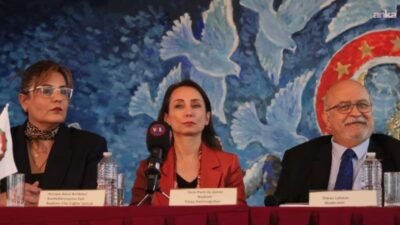 DEM Parti Eş Genel Başkanı Tülay Hatimoğulları, Almanya’nın Mannheim kentinde