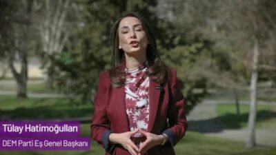 DEM Parti Eş Genel Başkanı Tülay Hatimoğulları, "Karanlığa karşı aydınlığı ve