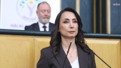 DEM Parti Eş Genel Başkanı Tülay Hatimoğulları, İkizköylü Esra Işık'ın