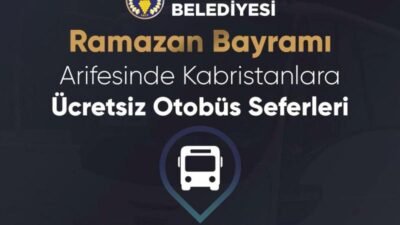 Turgutlu Belediyesi, Ramazan Bayramı dolayısıyla mezarlık ziyareti yapacak vatandaşlar için