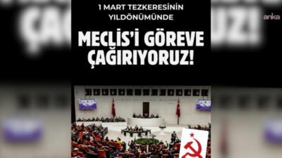 Türkiye Komünist Hareketi, ABD ve İsrail'in İran'a saldırısı.na ilişkin, "Meclis