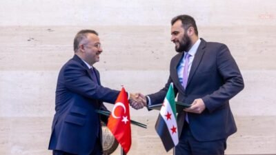 Türkiye'nin Şam Büyükelçisi Nuh Yılmaz ile Suriye Dışişleri Bakanlığı Uluslararası İşbirliği Müdürü