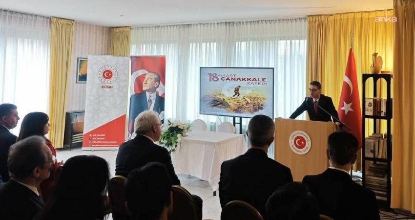 Türkiye'nin Münih Başkonsoloslu tarafından, 18 Mart Şehitleri Anma Günü ve