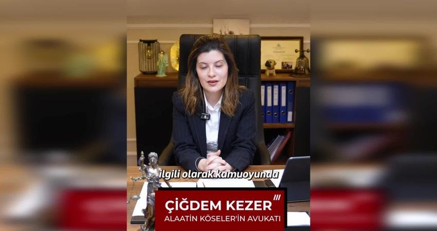 Tutuklu Beykoz Belediye Başkanı Köseler’in avukatı Kezer’den açıklama: “Olumsuz tanık beyanı dışında hiçbir delil yok” Tutuklu Beykoz Belediye Başkanı Alaattin Köseler'in avukatı Çiğdem Kezer, Alaattin Köseler'in