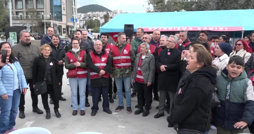 Tutuklu Kuşadası Belediye Başkanı Ömer Günel için Adalet ve Dayanışma Çadırı’nda destek büyüyor Tutuklanarak görevden uzaklaştırılan Kuşadası Belediye Başkanı Ömer Günel için Aydın'da kurulan