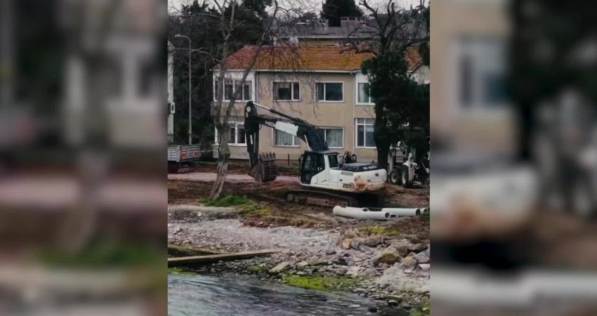 Tuzla Belediyesi, ilçenin önemli tarihi miras alanlarından Mercan Sahili’ndeki Antik