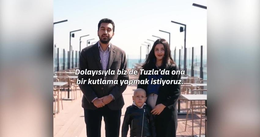 Kanseri yenerek hayata yeniden tutunan 5 yaşındaki Almira için Tuzla’da