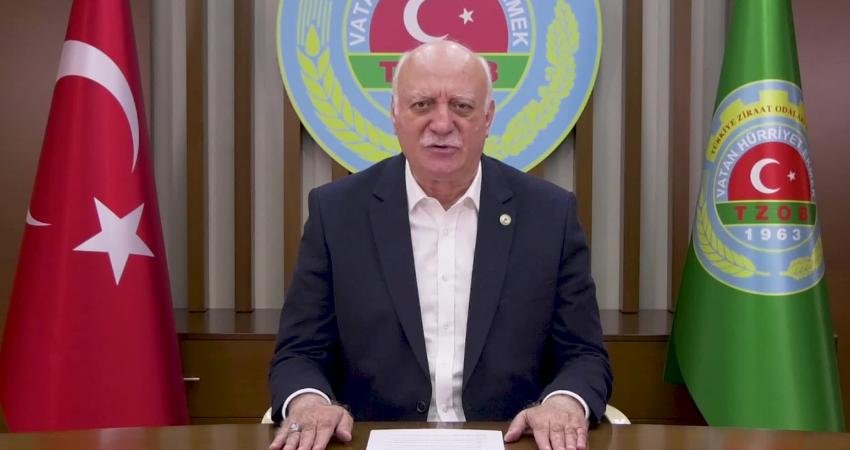 Türkiye Ziraat Odaları Birliği (TZOB) Genel Başkanı Şemsi Bayraktar, "Çiftçilerimizin