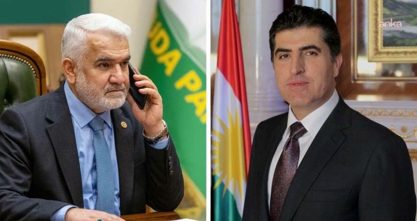 Yapıcıoğlu’ndan IKBY Başkanı Barzani’ye “geçmiş olsun” telefonu HÜDA PAR Genel Başkanı Zekeriya Yapıcıoğlu, Irak Kürt Bölgesel Yönetimi (IKBY)