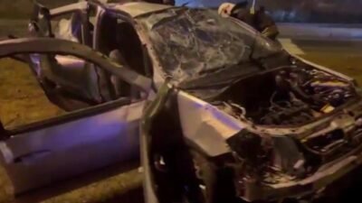 Yozgat'ta otomobilin kaldırıma çarparak takla atması sonucu bir kişi öldü,