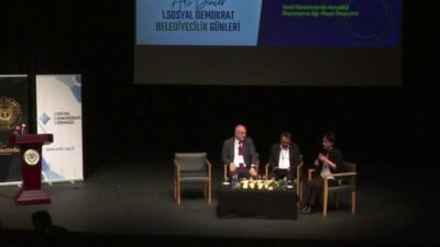 "1’inci Sosyal Demokrat Belediyecilik Günleri" etkinliğinin kapanış konuşmasını yapan Sosyal