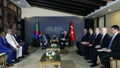 Cumhurbaşkanı Recep Tayyip Erdoğan, Antalya Diplomasi Forumu kapsamında bir dizi temasta