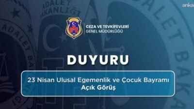 Ceza ve Tevkifevleri Genel Müdürlüğü, 23 Nisan Ulusal Egemenlik ve