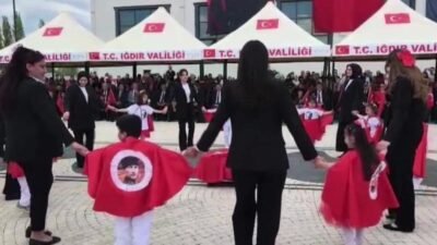 23 Nisan Ulusal Egemenlik ve Çocuk Bayramı, Iğdır’da düzenlenen törenlerle