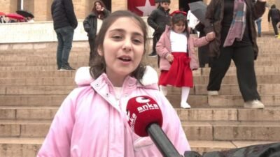 23 Nisan Ulusal Egemenlik ve Çocuk Bayramı’nda Anıtkabir’i ziyaret eden