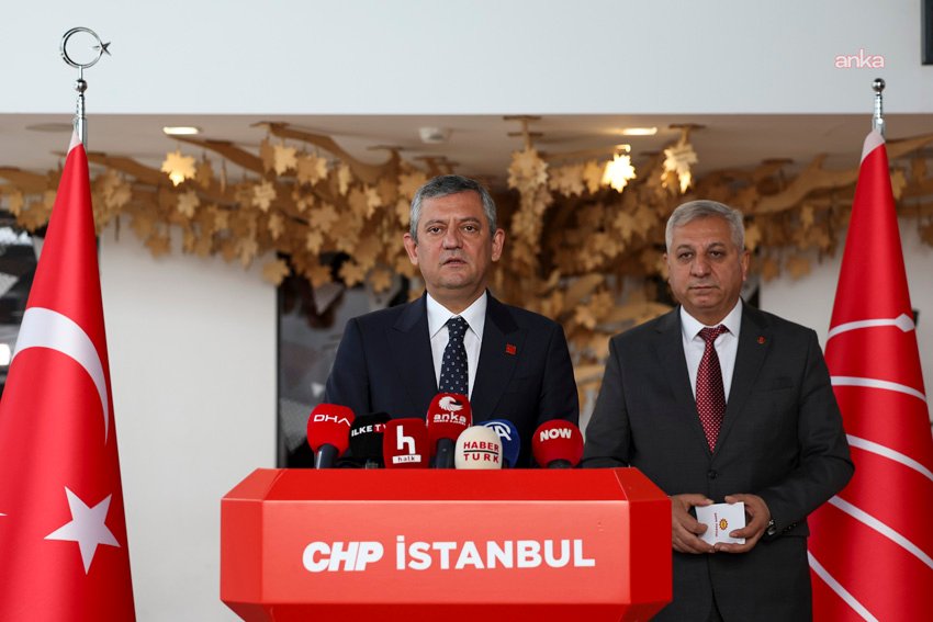 CHP Genel Başkanı Özgür Özel, EMEP Genel Başkanı Seyit Aslan