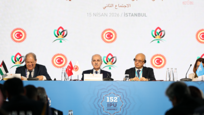 TBMM Başkanı Numan Kurtulmuş, "İki devletli çözümün ilerletilmesi için Filistin
