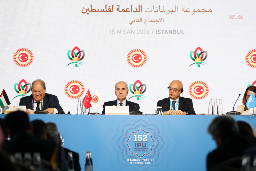 TBMM Başkanı Numan Kurtulmuş, "İki devletli çözümün ilerletilmesi için Filistin