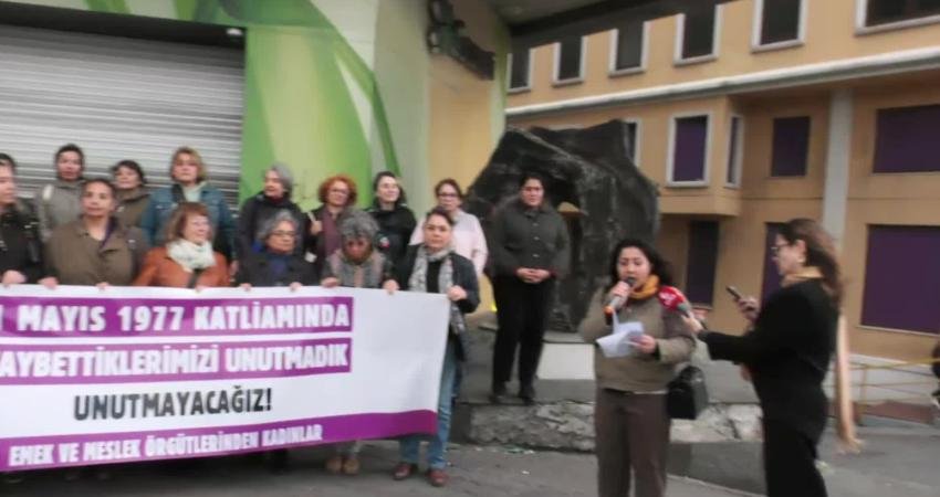 Emek ve Meslek Örgütlerinden Kadınlar, 1 Mayıs 1977'de Taksim'de katledilen