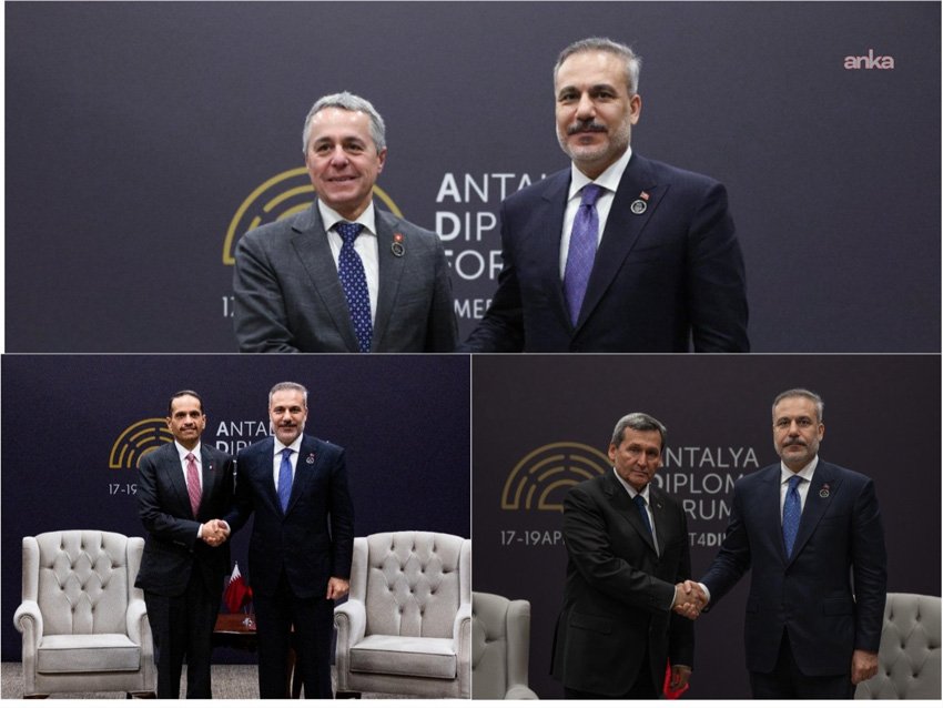 Dışişleri Bakanı Hakan Fidan, Antalya Diplomasi Forumu kapsamında çeşitli temaslarda